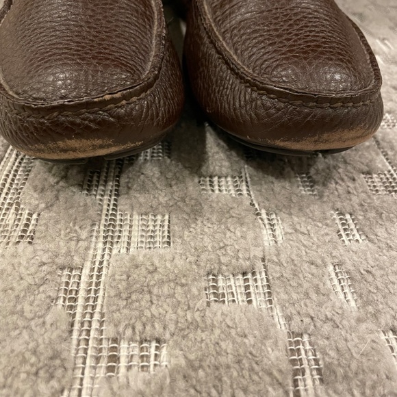 Prada Pebbled Grain Leather Drivers, all Metal Bit - Picture 5 of 13